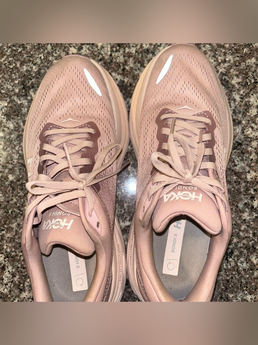 Hokas Women’s Athletic Sneakers — Blush Pink